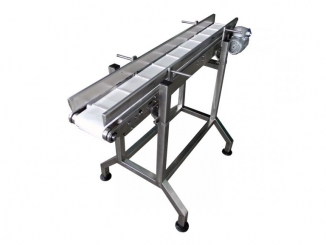 Stainless Steel - Polyurethane Belt Conveyor - Adjustable ...