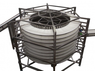 Spiral Conveyor - Stainless Steel - Modular Belt 