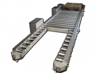 Stainless Steel - Live Roller Conveyor - Pallets