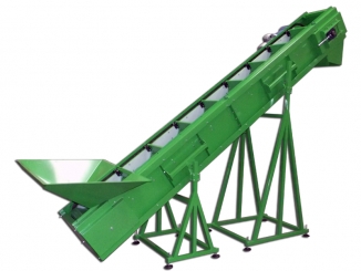 Drag Chain Conveyor for Shredded Glass