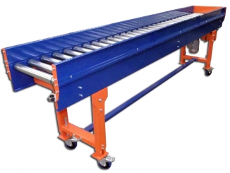 Mild Steel - Driveshaft Roller Conveyor - Caster wheels - 3.000 x 450