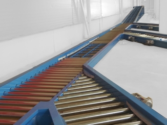 Furniture factory - Euro pallet conveyor line