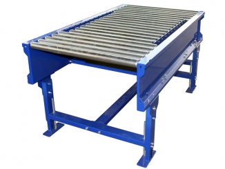 Free roller conveyor with loading cell
